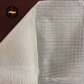 Tissu de support gris en polyester scrim pour le cuir